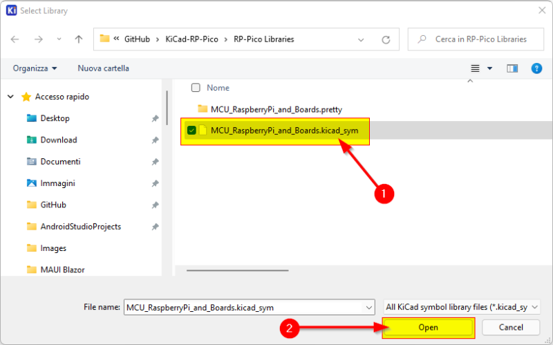 symbol library manager