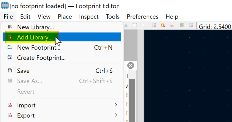 symbol library manager