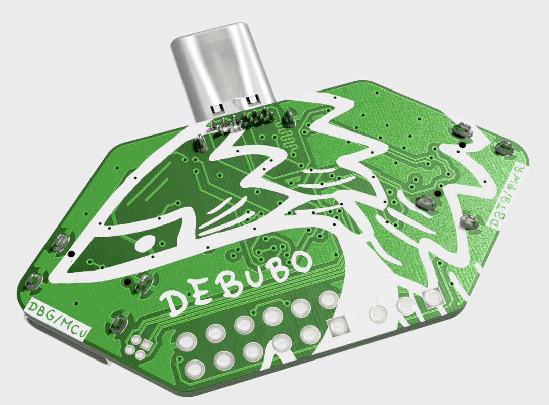 3D render of Debubo, back